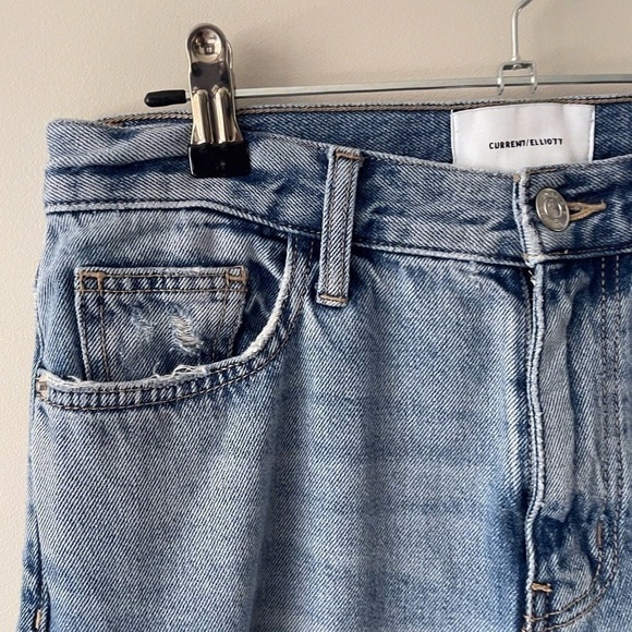 CURRENT/ELLIOTT Original Ankle Boyfriend Jeans Blue Womens 26 - Picture 9 of 11